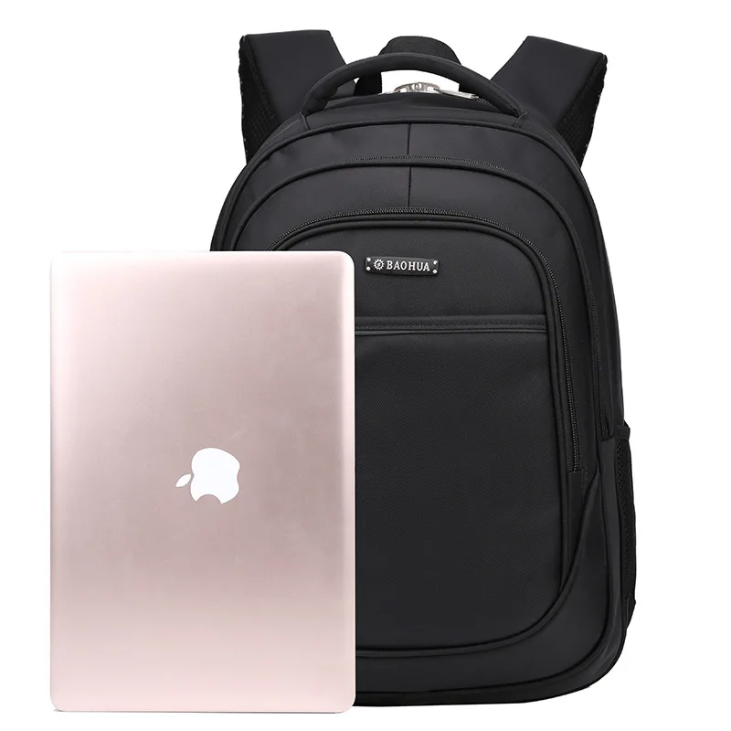 

New Style Laptop Computer Backpack Schoolbag Travel Bag Black And White with Pattern Business Backpack Customizable Logo