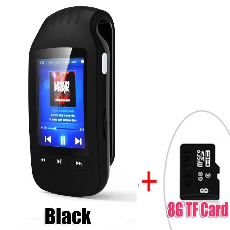 MP3 Player HOTT Support Sport Pedometer Bluetooth FM Radio TF Card Slot 1.8 " LCD Screen MP3 Stereo Music Player 