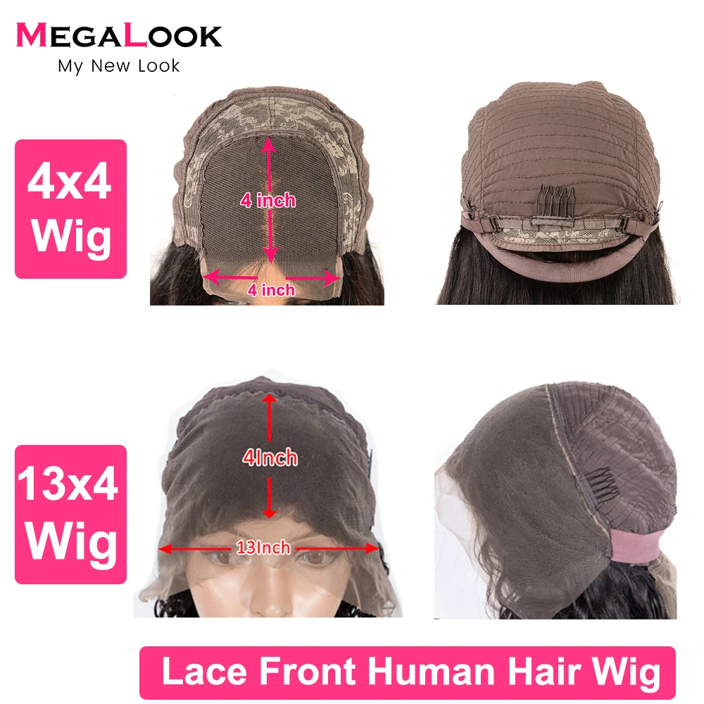 Closure wig Short Wig Bob Human Hair 4x4 13x4 Front Human Lace Wigs Virgin Hair Wigs Straight Lace Front Wig Bob