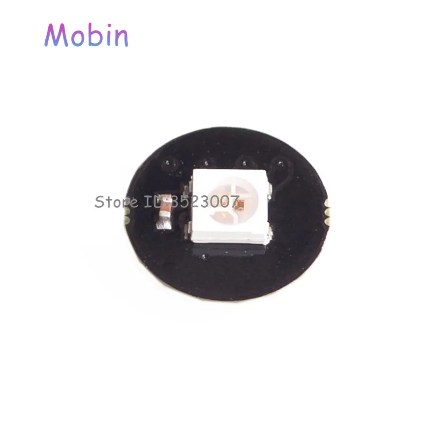 100 шт./лот цветное светодиодное кольцо 1 бит светодиодный s WS2812 5050 RGB фонарь с