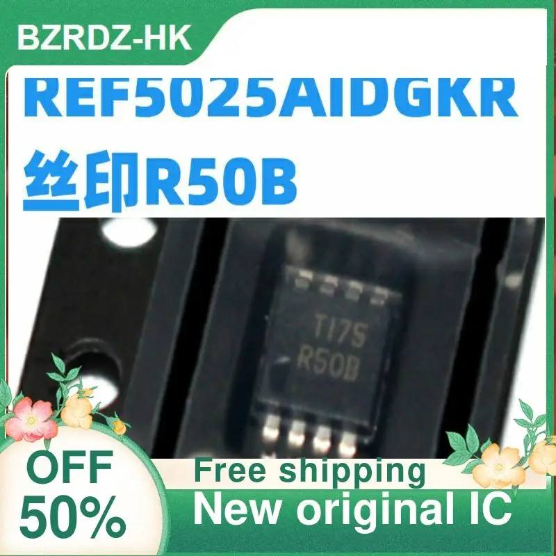 

5PCS REF5025AIDGKR R50B MSOP-8 New original IC