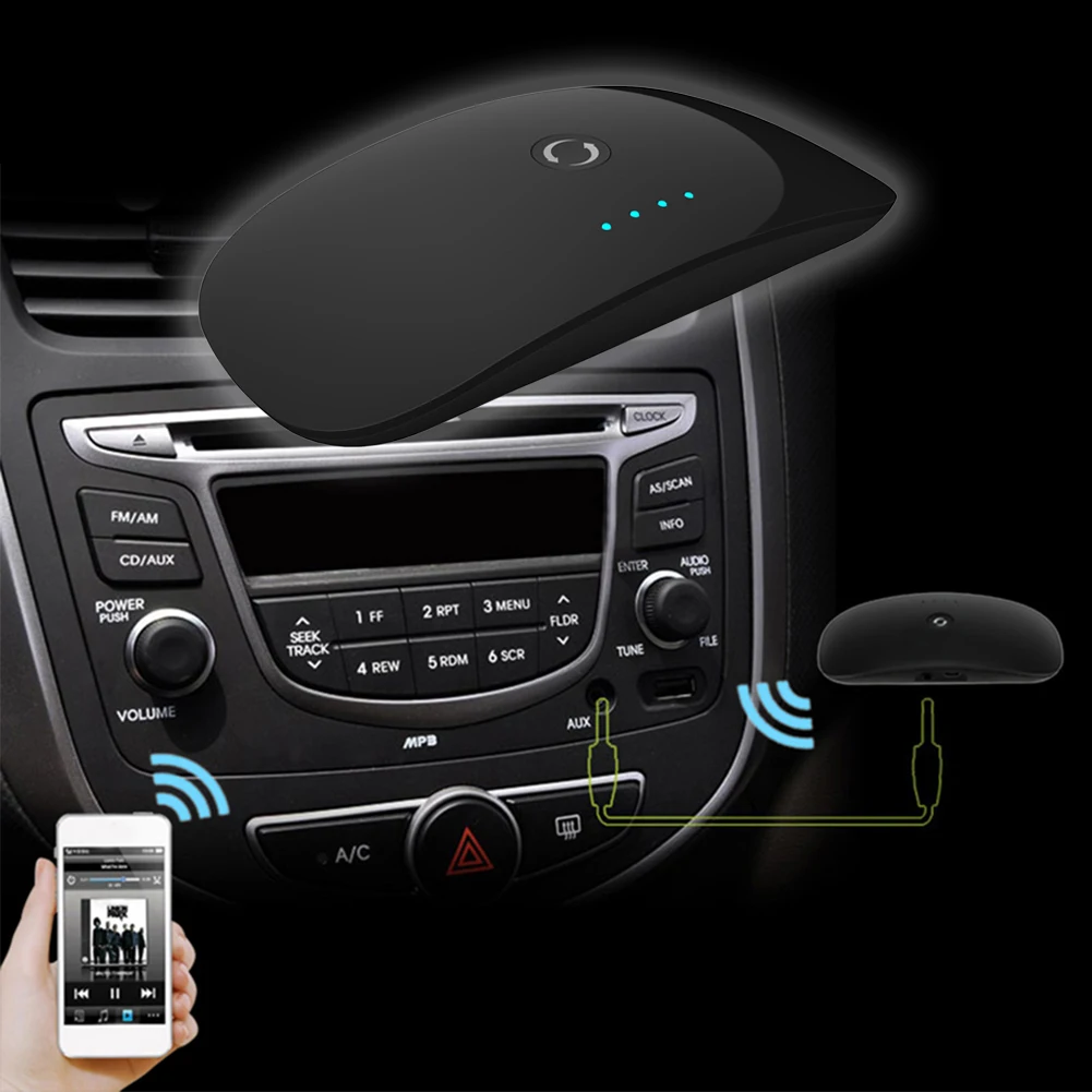 ZF-370 2 в 1 Bluetooth приемник беспроводной A2DP Bluetooth передатчик 3,5 мм Bluetooth аудио адаптер