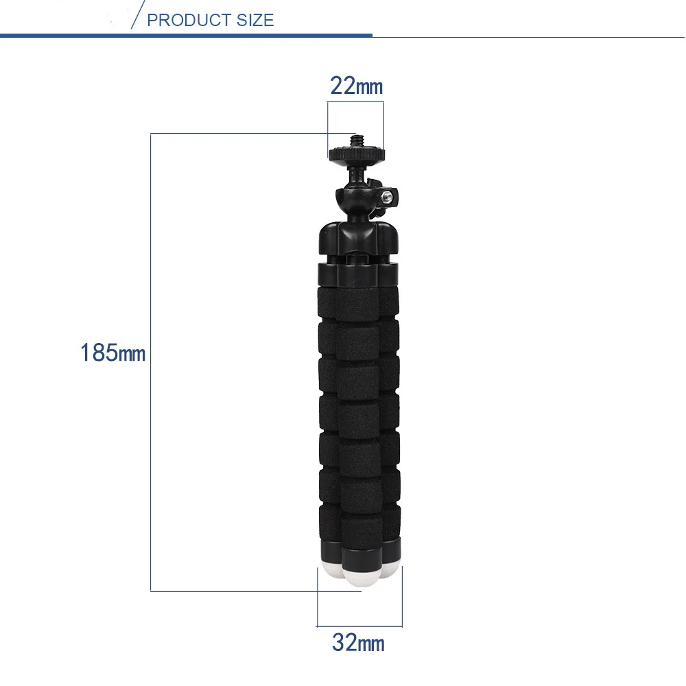 Гибкий штатив Осьминог штатив Gorillapod камера стенд держатель кронштейн штатив для Xiaomi yi 4K Eken SJCAM для GoPro Экшн камеры