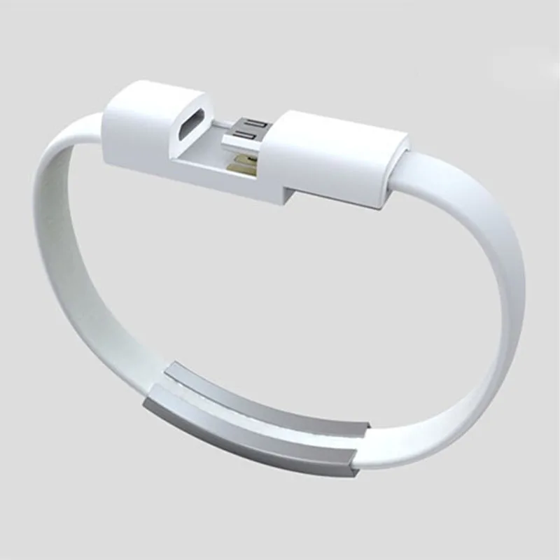 Портативный мини микро-usb браслет зарядное устройство кабель для зарядки и синхронизации данных провод для Samsung Xiaomi huawei type-C смартфон кабель