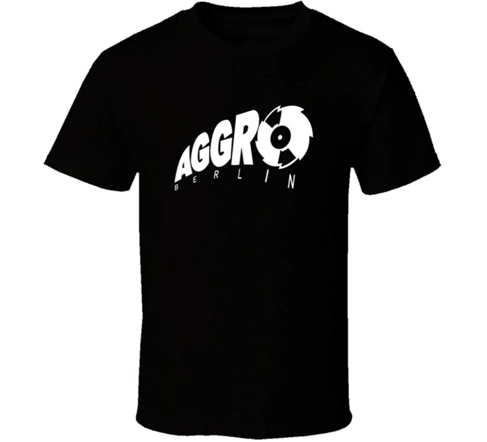 Aggro Берлинская футболка в стиле хип-хоп с лейблом для любителей музыки мужская и