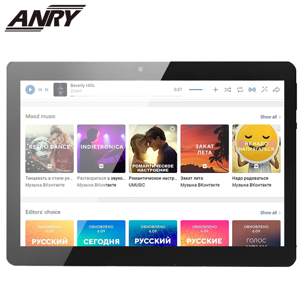 

ANRY Phone Call Tablet Pc 3G 10.1 Inch Quad Core Android 7.01280x800 HD IPS Built-in 3G WiFi Bluetooth Pc Tablets
