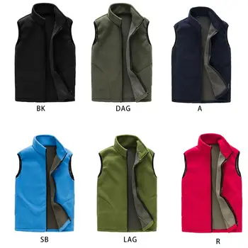 

Mens Plus Size Winter Thermal Polar Fleece Vest Full Zip Sleeveless Casual Bodywarmer Waistcoat Outdoor Outwear Jacket S-3XL