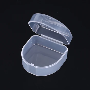

1pc Denture Storage Orthodontic Retainer Case Denture Holder Orthodontic Braces Mouthpiece Organizer Oral Care Dental Tray Box
