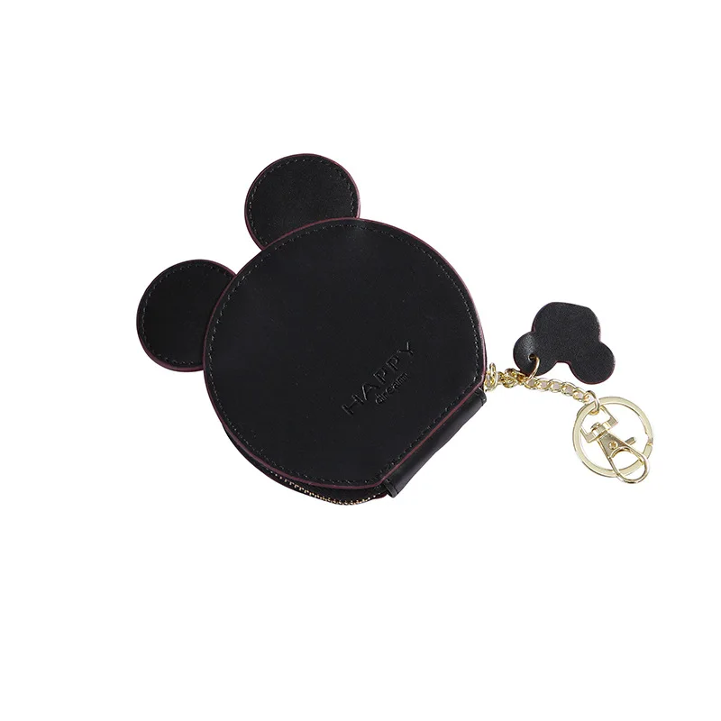 

2019 New Women Wallets Cute Cartoon Mickey Mini Purse Card Holder Keychain Girls Coins Wallet Pendant Femme Billetera SS7523