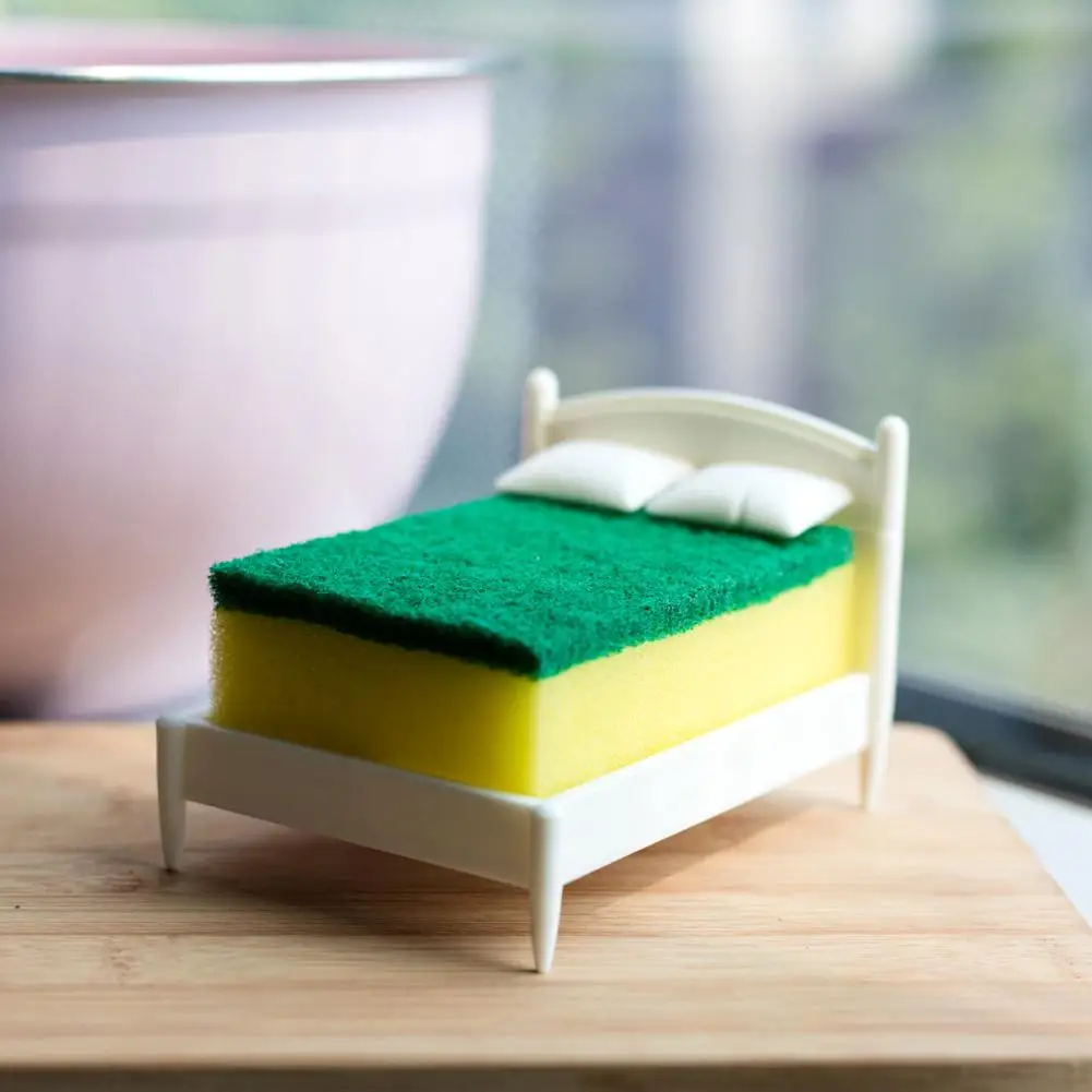 Creative Hot Bed Shape Scouring Pad Sponge Holder Storage Rack for Kitchen Toilet Bathroom Kitchen Accessories Free Shipping Creative Hot Bed Shape Scouring Pad Sponge Holder Storage Rack for Kitchen Toilet Bathroom Kitchen Accessories Free Shipping