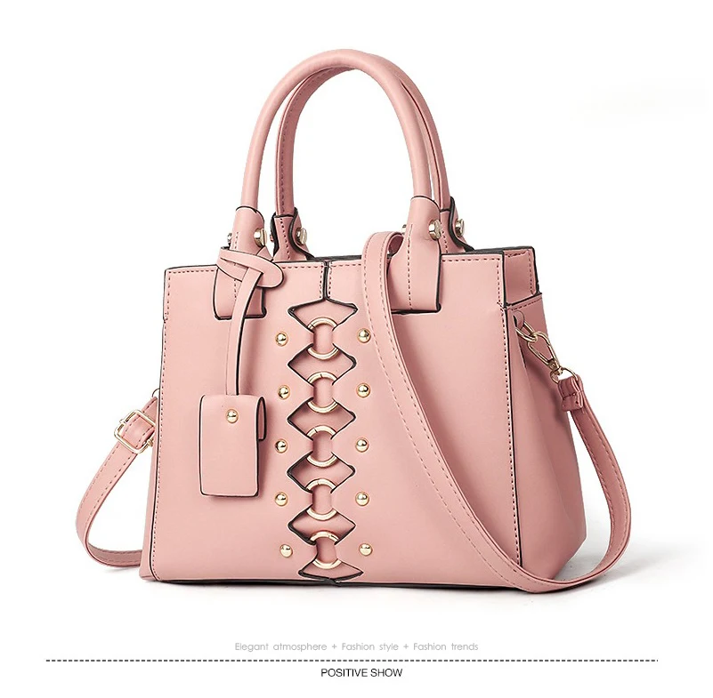 ZMQN Handbags For Women Cute Pink Luxury Shoulder Bag Leather Hand Bag Candy Solid Handbag Hgigh Quality Torebki Damskie A849