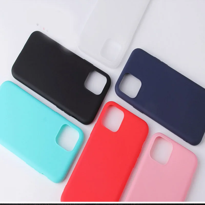 For iphone XI Candy Color Phone Case for iPhone X XS MAX XR 2019 7 8plus 6 6s Case (2)