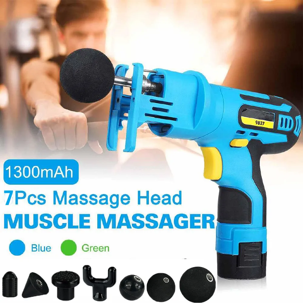 

Electronic Fascia Therapy Gun Muscle Relaxing Massage Gun Deep Tissue Muscle Massager High Frequency Vibration Massage Gun