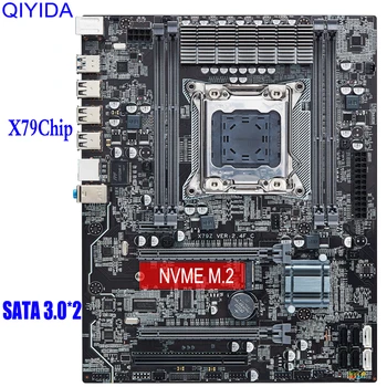 

X79 motherboard LGA2011motherboard ATX USB3.0 SATA3 PCI-E NVME M.2 SSD support REG ECC memory and Xeon E5 processor