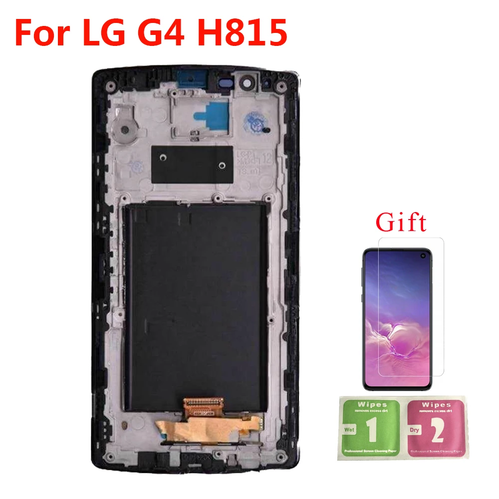 5 5-дюймовый ЖК-дисплей для LG G4 H815 с фотографией рамкой | Мобильные телефоны и