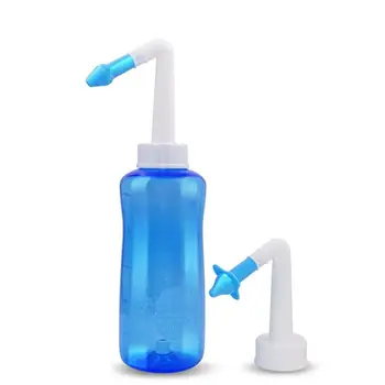 

300ML Sinus Allergies Nasal Pressure Nose Nasal Wash System Cleaner Nose Protecting Cleans Moistens for Kids Adults