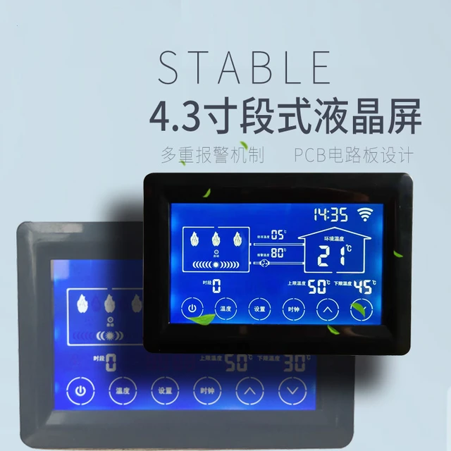Hot Water Gprs Remote Electric Boiler Controller Electric Heating Furnace  Thermostat Manufacturer Lcd Touch Screen Type4304 - Air Conditioner Parts -  AliExpress