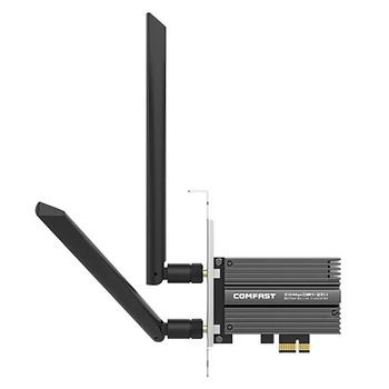 

AX200 PRO Wireless Network Card, Dual-Band Bluetooth 2974Mbps PCIE Computer Game WIFI6 Built-in Network Card