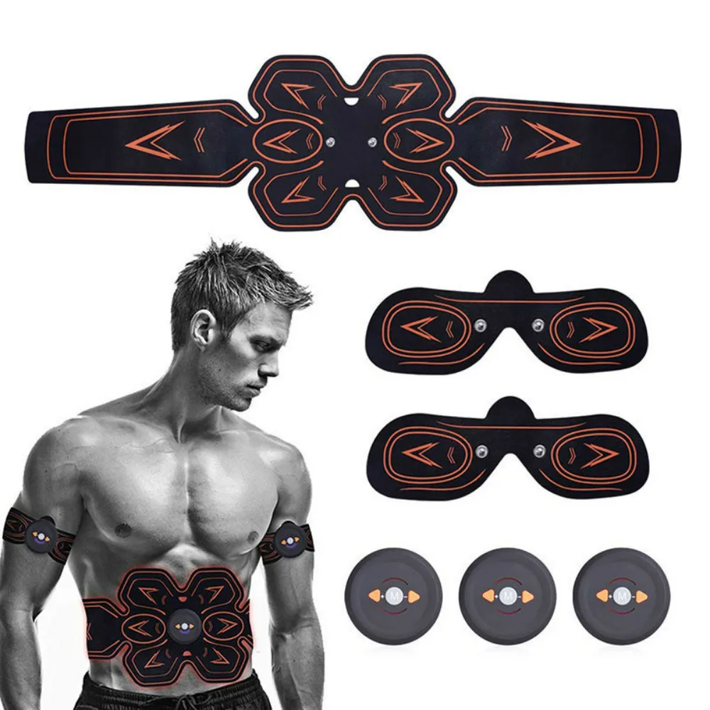EMS Abdomen Muscle Trainer ABS Stimulator Toner Toning Belt Home Gym Office Fitness Arm/Leg Vibration Massager | Красота и здоровье