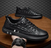 

Men's Loafers Crocodile Pattern Men's Shoes Lightweight Sports Shoes Men's Fashion Casual Walking Shoes Zapatillas Hombre