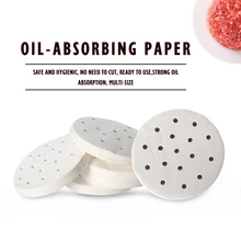5 Set 2000pcs 130mm Hamburger Press Machine Oil Absorbing Paper Fit For AM13 Burger Patty Maker Machine Kitchen Snack Tool