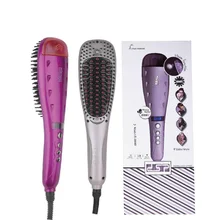 Большой паровой Профессиональный плоский Гладкий прямой гребень керамический прямой гребень для волос ЖК-дисплей цифровой дисплей 100 в/240 В