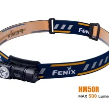 Новое поступление Fenix HM50R CREE XM-L2 U2 светодиодный многоцелевой перезаряжаемый налобный фонарь макс. 500 люмен для всех сезонов