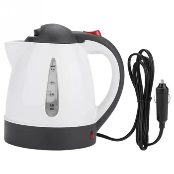 

12V 24V Vehicle Truck 1000ml Kettle Hot Water Boiled Heater for Tea Coffee Stainless Steel Large Capacity