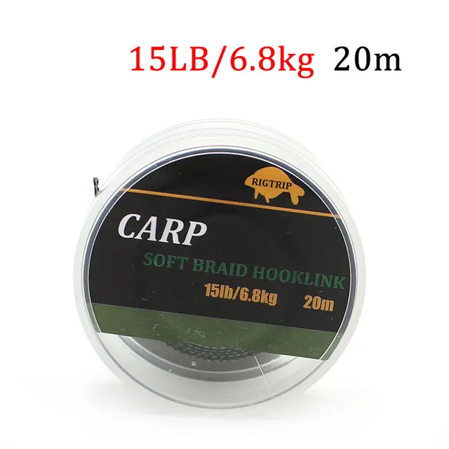 Links Carp Fishing Hooks 15 Lb Braid Braided Fishing Line 1PCS 5m