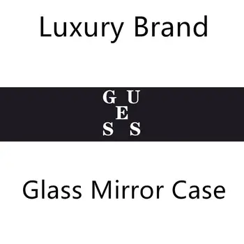 

CUTEWANAN guess ential Luxury apex brand Inverted triangle glass Phone Case for iPhone 11 pro XS MAX 8 7 6 6S Plus X 5S XR case