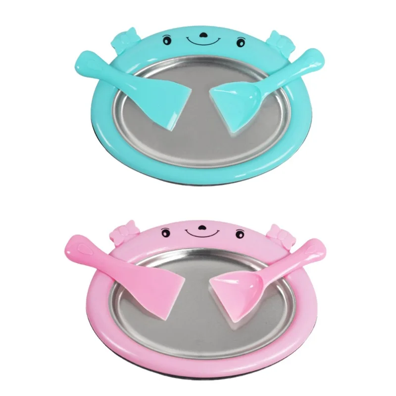 Мини-машина для приготовления жареного йогурта с мультяшным мороженым, летняя крутая машина для мороженого для детей, Прямая поставка