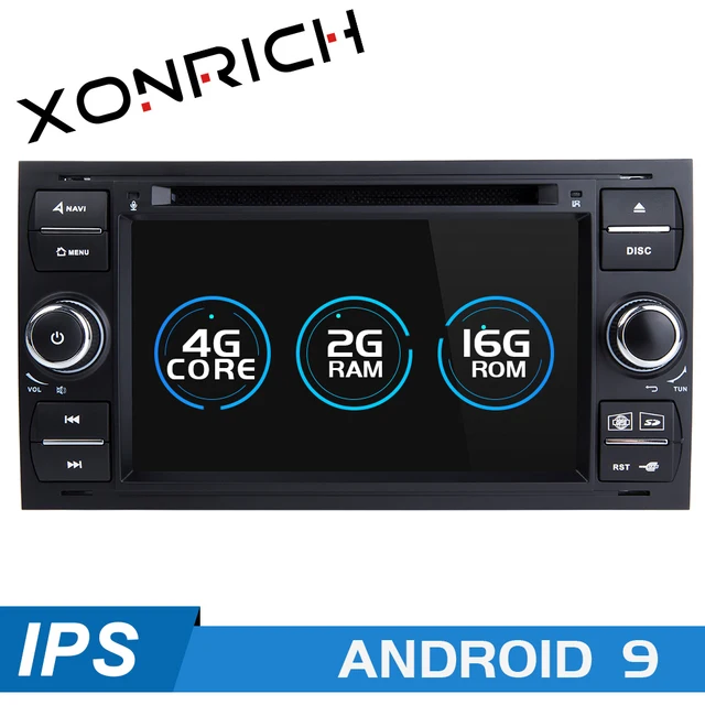 $US $159.37 2din Android 9 Car Radio Multimedia For Ford Focus 2 3 mk2 Mondeo 4 Kuga Fiesta Transit Connect S-C