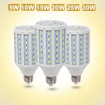 

5/10/15/20/25/30W 220V E27 Screw Socket Super Bright LED Corn Light Lamp Bulb