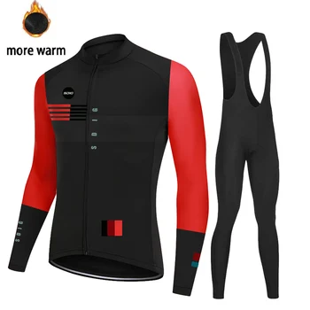 

2020 New Men's Ciclismo Cycling Jersey Set Long Sleeve Autumn Bicycle MTB Road Bike Tops Clothing Wear Maillot Ropa Ciclismo
