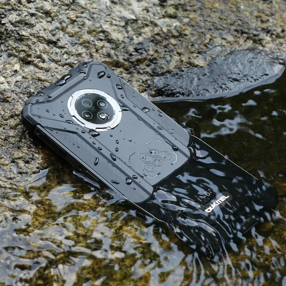 original OUKITEL WP8 Pro IP68 Waterproof Mobile Phone NFC 6.49'' HD+ 4GB 64GB MT6762D Octa Core Android 10 4G Smartphone 5000mAh