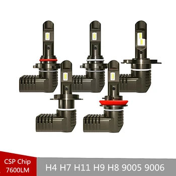 

Mini 2pcs LED H4 H7 H11 9005 9006 H8 H9 CSP Chip Bulb Canbus Car Headlight 50W 10000LM 6000K Led Light Fog Lamp 24V automotivo