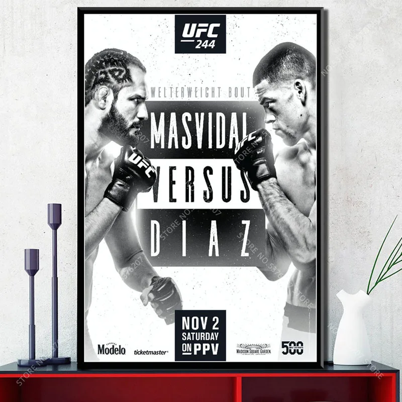 G519 художественный Декор UFC Конор Макгрегор MMA борьба события Горячая игра стены искусства холст Картина шелк плакат - Цвет: Picture 10