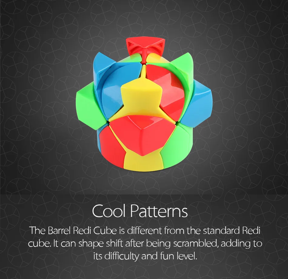 MoFangJiaoShi Moyu Cubing Classroom Redi Cube Barrel Puzzle Cylinder Type Stickerless Cube Magico Toys For Children