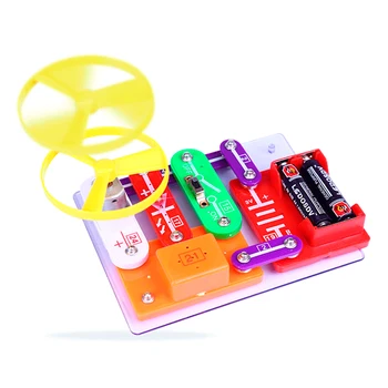 

Kids DIY Discovery Electronic Building Blocks Assembled Bricks Toy Educational Toys For Children Science DIY Science Toy