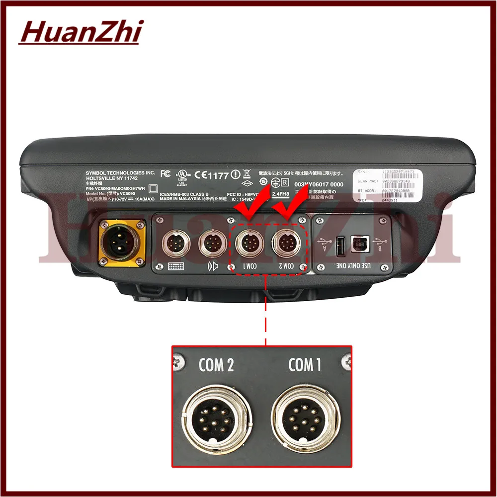 Cabo Rs232 Vc5090 Pinos Fêmea Sincronização Ativa 257191401r para Símbolo Vc5090 Tamanho Total Cabos de computador e conectores - Imagem 5