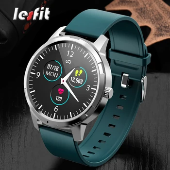 

Lesfit Full Touch Men Smart Watch Lady Bluetooth Waterproof Smartwatch Android Heart Rate Blood Pressure Digital Fitness Tracker