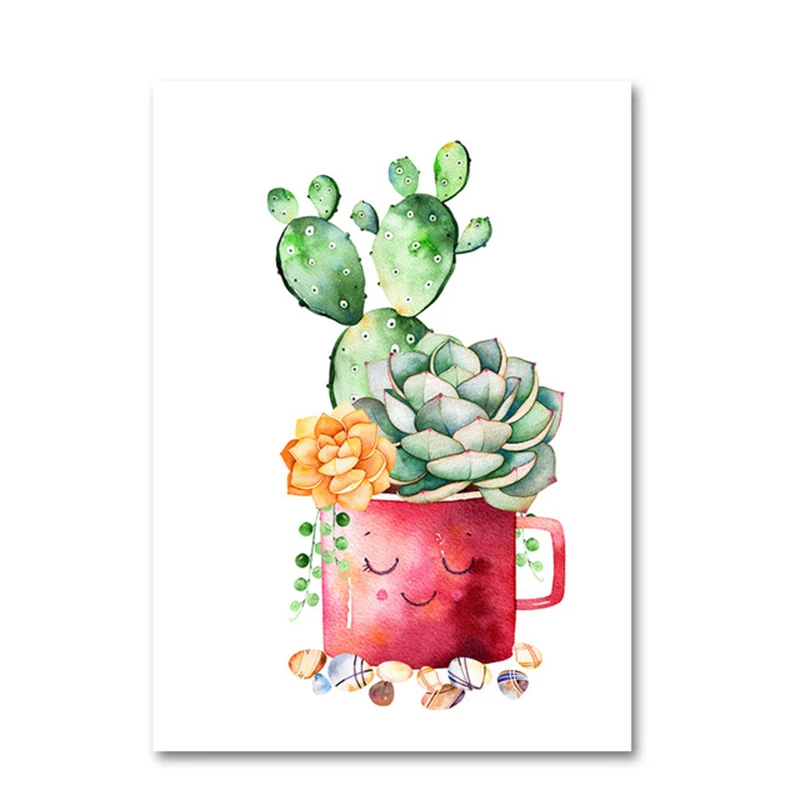 5D DIY Diamond Painting Full Square Round Diamond Embroidery Cactus Picture Diamond Mosaic Cross Stitch Home Decoration Gift