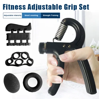 

Newly Hand Grip Strengthener Workout Kit Resistance Hand Gripper Finger Exerciser for Men Fitness BN99