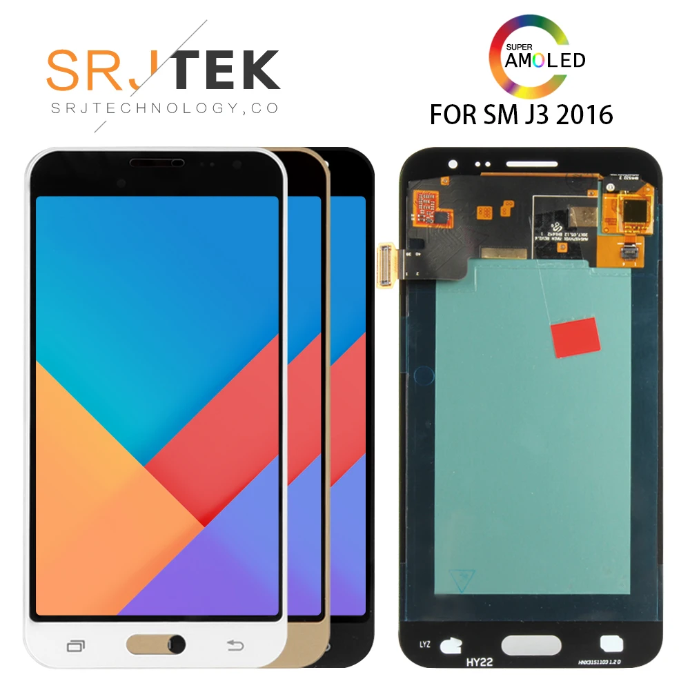 ЖК-дисплей 5 0 'ɺmoled для Samsung Galaxy J3 2016 J320 J320F J320H J320M J320FN дисплей с сенсорным