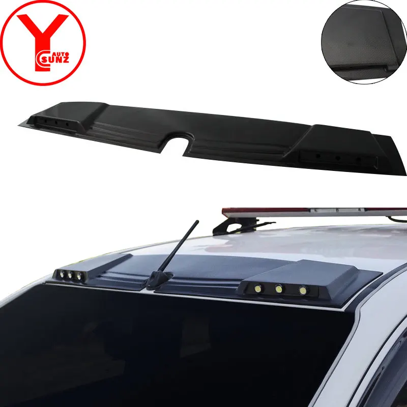 Карбоновый светодиодный спойлер для MITSUBISHI PAJERO SPORT triton L200 2016 2017 2018 ABS аксессуары