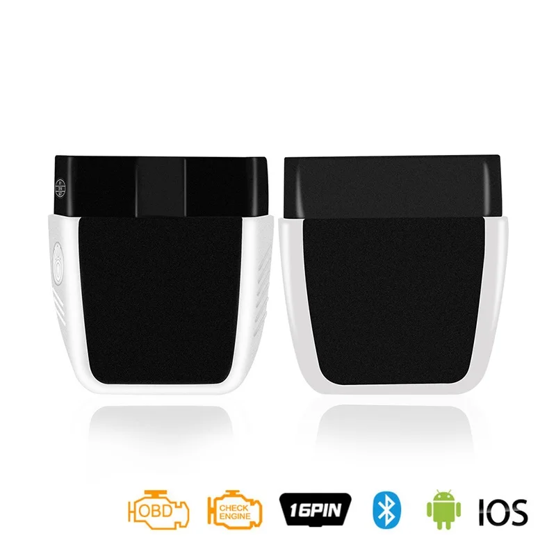 OBD2 ELM327 V2.2 сканер сканирования автодиагностика multimarca с PIC18F25K80 Bluetooth 4,0 лучше, чем elm 327 V1.5 автомобильный диагностический - Цвет: Белый
