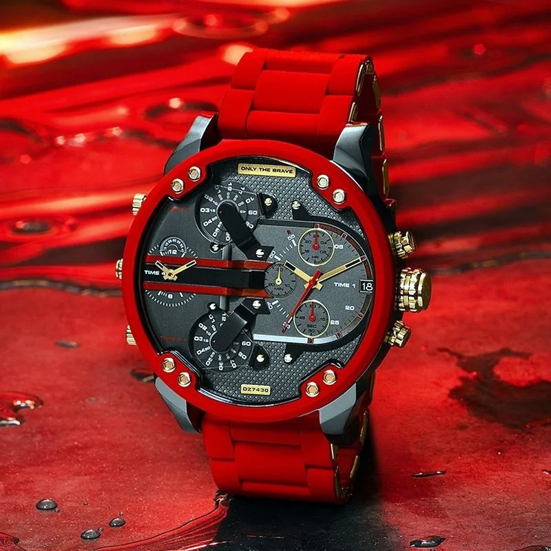 Reloj deportivo de cuarzo para hombre, cronógrafo militar a la moda de la mejor marca