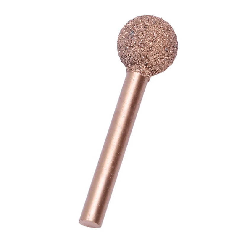 Hot XD-6Mm Shank Brazed Diamond Grinding Jade Peeling Stone Carving Grinding Head
