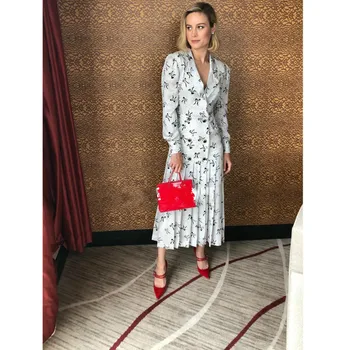 

Temperament Overwhelmed ~ Bow Dark Lines Jacquard Weave Real Silk Grace Dress