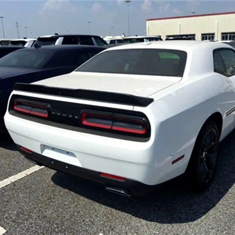 

UBUYUWANT For Dodge Challenger 2015 2016 2017 2018 Rear Spoiler High Quality ABS Material Primer Color Car Tail Wing Decoration